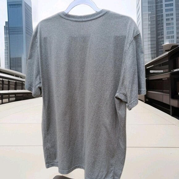 Nike Men’s XL Dri-Fit Performance T-Shirt – Grey Crew Neck Short Sleeve Training - Picture 5 of 6